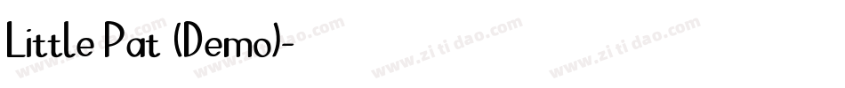 Little Pat (Demo)字体转换